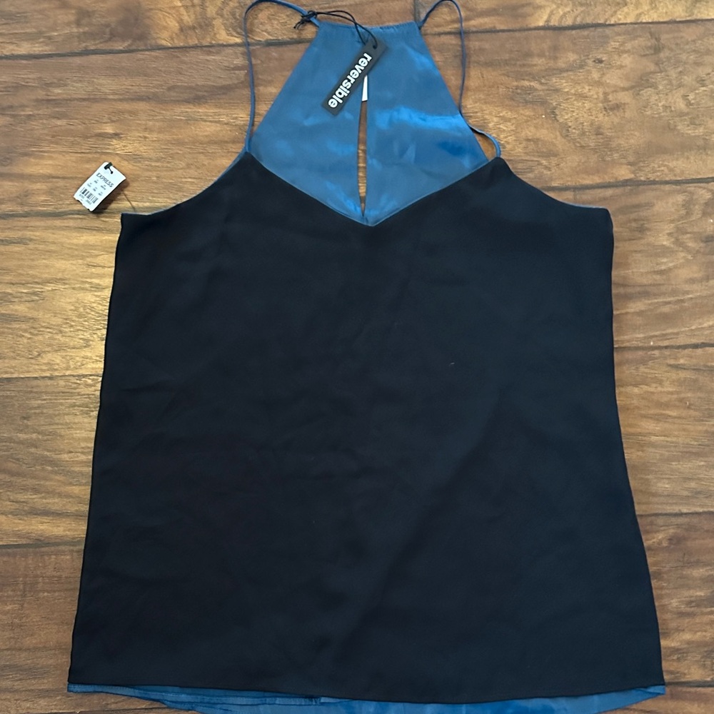 Express Black and Blue green Reversible  Camisole Top